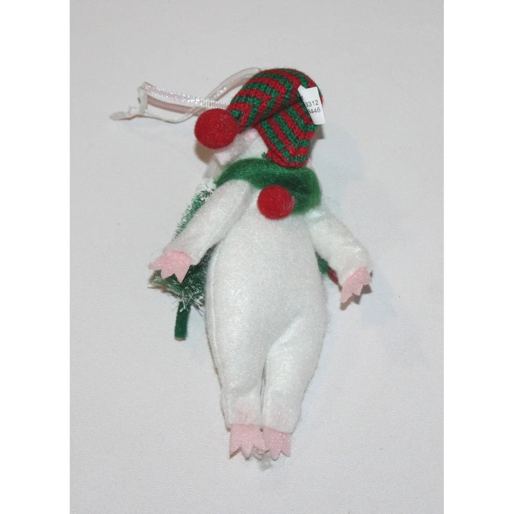 lot of 6 Target Wondershop fabric mouse mice Christmas ornaments red green 2022